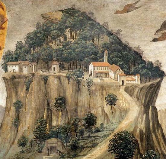 GHIRLANDAIO, Domenico Stigmata of St Francis detail